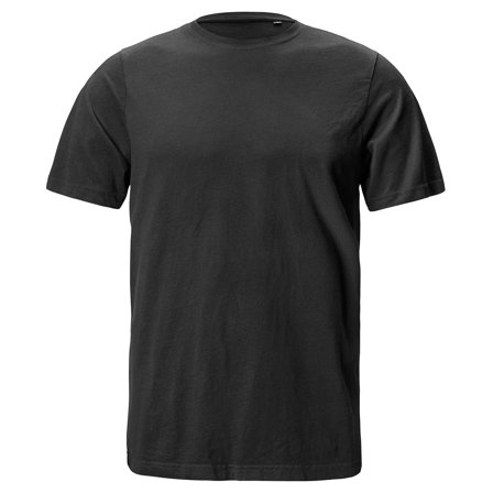 T-Shirt aus schwerer schwarzer Baumwolle für Männer - T-Shirts