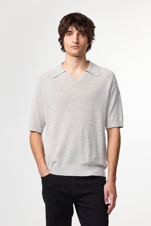 NN.07 Cale 6565 Polo Male Blue Linen