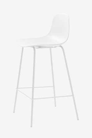 Håum - BarStol Karlstad 2-pak - Hvid - Barstole & -taburetter - Fra Homeroom
