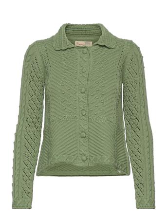 Dolly Cardigan Strikket Trøje Cardigan Grøn ODD MOLLY