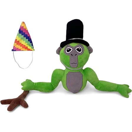 Gorilla Tag Apina Pehmolelu - Täytetty Eläin Peli Faneille, Ihanteellinen Syntymäpäiväjuhliin