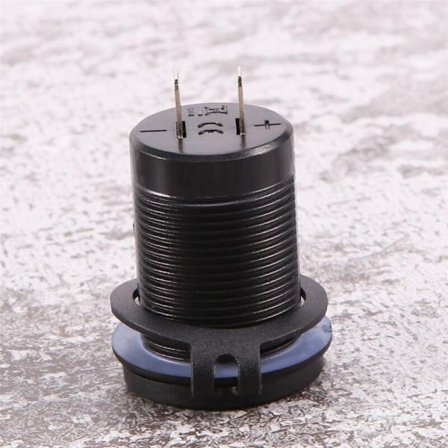 12V 36W Charge 3.0 Dobbel USB Billader USB Lader med Bryter for Båt Truck Sedan Orange