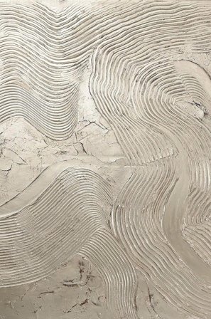 Malerifabrikken - Design Målning / Metallic Silver / 90x120 Cm - Silver - Tavlor - 90X120 - Från Homeroom