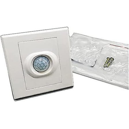 Automatisk infraröd rörelsesensorströmbrytare för LED-lampa 200W Väggmontering Infälld lampa