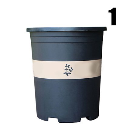 Stor rund kort blomkruka Kontroll Rot Roskruka Plantering Fröplanta Förtjockning Plast Blomma Gallon Kruka eller bricka