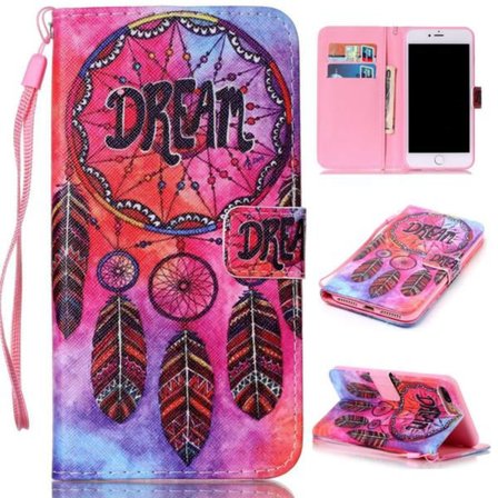 Plånboksfodral Apple iPhone 8 Plus – Drömfångare ”Dream”