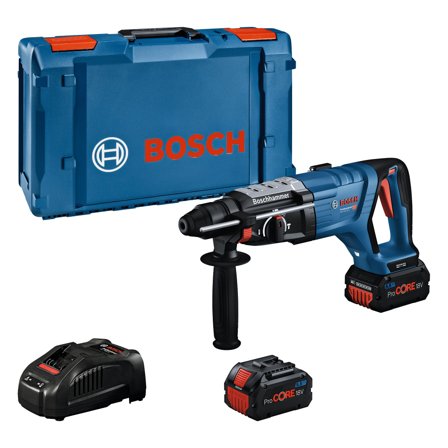 Bosch GBH 18V-28 D Borhammer med batteri og lader 611919005, Maskiner