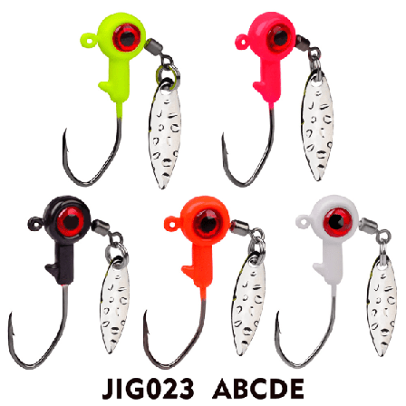 Crappie-Jigs-Kit 30 Pack Panfish Fishing Jigs Lead Head Jigs Hook
