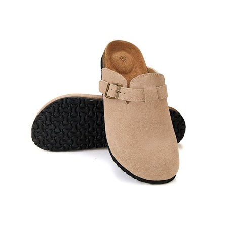 Komfort och stil i ett – Klassiska korksandaler med stängd tå