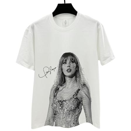 Taylor Swift trykt kortærmet t-shirt, sommer casual løs til mænd og kvinder Vintage, t-shirt i høj kvalitet S
