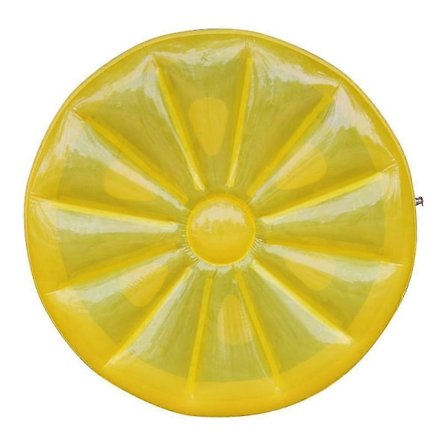 Citron Rund Pool Float Uppblåsbar Lounge Float_FO