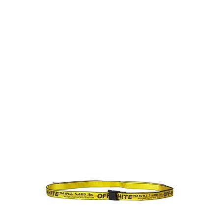 Off White, Belts Geel, Dames, Maat:ONE Size,stof