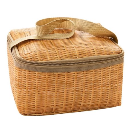 Wicker Picknick Korg Lock och Handtag Vattentät - high quality