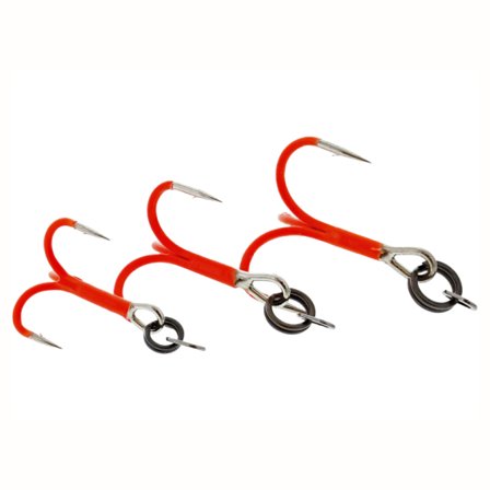 Westin Rigged Seatrout Treble Hooks Uv Orange - #4 (4-pack)
