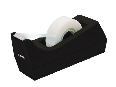 SCOTCH Tejphållare, kompakt, tvåhandsfattning, svart - Lyreco - Kontorsmaterial - Tejp lim och häftmassa - Tejphållare