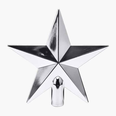 Biltema - Toppstjerne 20 cm sølv