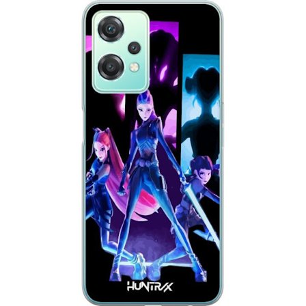 Kompatibelt Mobildeksel til OnePlus OnePlus Nord CE 2 Lite 5G Futuristisk jente gruppe illustrasjon med neonlys og sterke farger i sci-fi estetikk