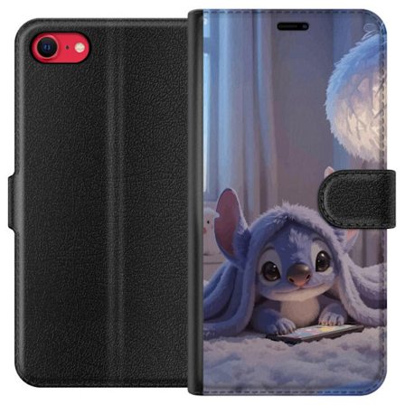 Yhteensopiva Lompakkokotelo Apple Apple iPhone 7 Stitch alapuolella huopa ilta valo viihtyisä sininen muotoilu lämmöllä leikkisyyttä ja unelias t