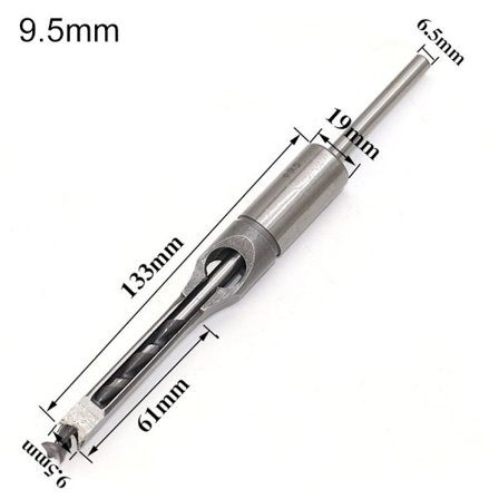 Firkantet hullsbor Trebearbeidingsverktøy 9,5MM