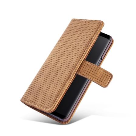 Samsung Galaxy S9 Plus - Smart Case "Old Look" (PU-nahka) Brun