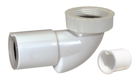 Purus PUM Utløpsvinkel G40/32x40 mm, Baderom