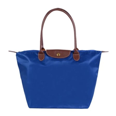 Vattentät dumpling-handväska i nylon, hopfällbar resväska med stor kapacitet, avslappnad shoppingväska för en axel