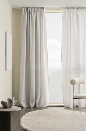 Jotex - Lingardin 2-pakke Lys grå - ELI - Kjøp Lingardiner hos Jotex