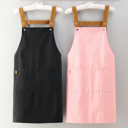 Solidfarget Kjøkkenforkle for Kvinner, Voksen, Slitesterk, Komfortabel