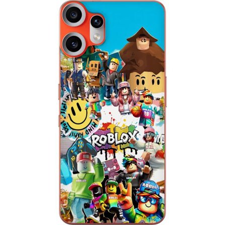 Kompatibelt Mobilskal till Nothing Nothing CMF Phone 2 Pro Roblox Collage lekfullt och färgstarkt gamingmotiv med ikoniska karaktärer