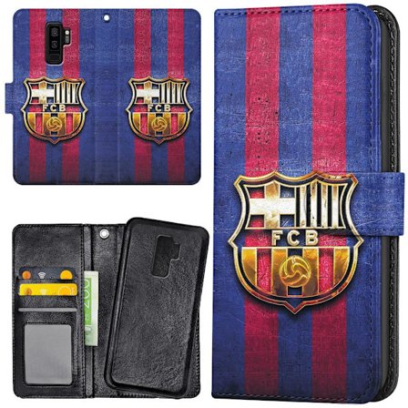 Samsung Galaxy S9 Plus - Plånboksfodral/Skal FC Barcelona