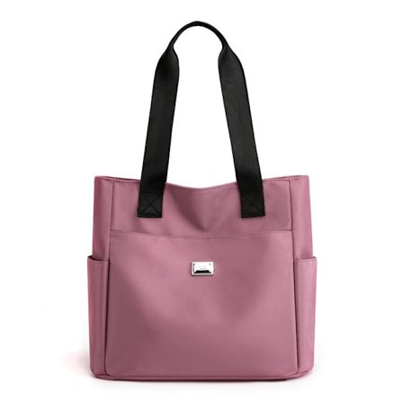 Nylon skulderveske for kvinner, vanntett nylon tote bag lett nylon hobo bag tote bag med flere lommer store tote bags