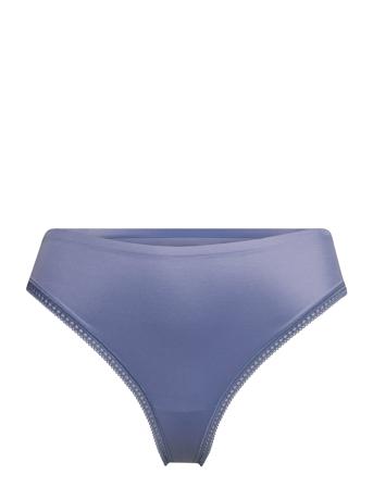 Thong Stringtruse Undertøy Blå Calvin Klein*Betinget Tilbud