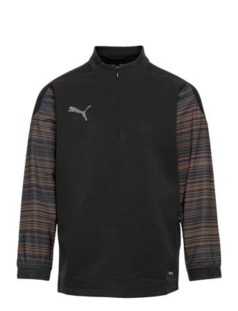 Ftblnxt 1/4 Zip Top Jr Black PUMA