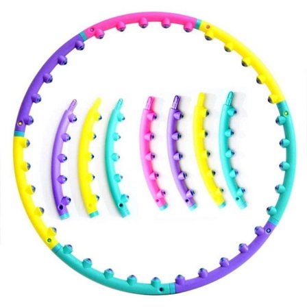 Hula Hoop Yoga Midje Trening Slanking Sports Hoop Massasje Sløyfer Gymnastikk Ring H