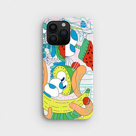 Mike Perry Watermelon Design on Plant-Based Phone Case, PLNTPRTCT , iPhone 15 Pro Max