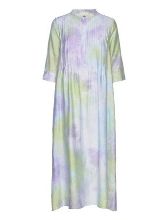 Millermw Flora Long Dress Dresses Shirt Dresses Multi/mønstret My Essential Wardrobe*Betinget Tilbud