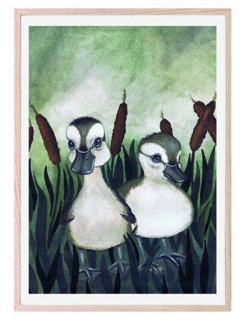 Poster Duck Friends 50X70 Patterned That's Mine