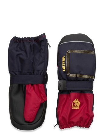 Hestra Baby Zip Long - Mitt Dark Navy/Red - Navy - 4-5Y
