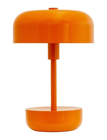 Dyberg Larsen Haipot Orange Led Genopladelig Bordlampe - Orange - H25.7CM