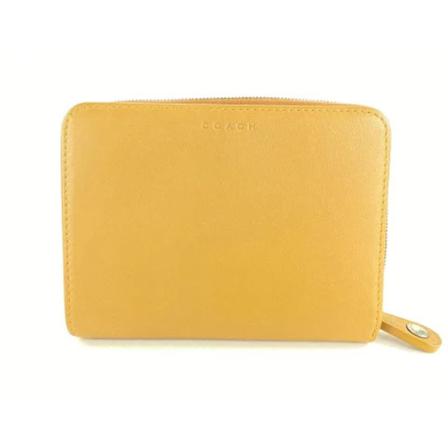 Coach Pre-owned, Pre-owned Leather wallets Beige, Dames, Maat:ONE Size