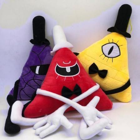 Gravity Falls Pehmolelut Nuket Bill Cipher Pehmeä Nalle Karhu Pehmolelu Lapset Opiskelijat Lahjat[HK] red