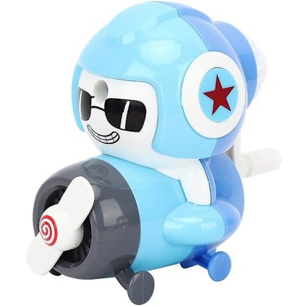 Blyantspidser til Børn Manuel Hånddrevet Tegneseriefly Form Enkelt Hul Blyantskærer