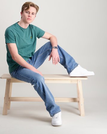 Lyle & Scott Plain T-shirt Grønn T-skjorter Gutt - Kids Brand Store