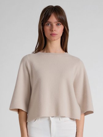 Kashmina - Kashmirgenser "Dina" - Cream - Size S