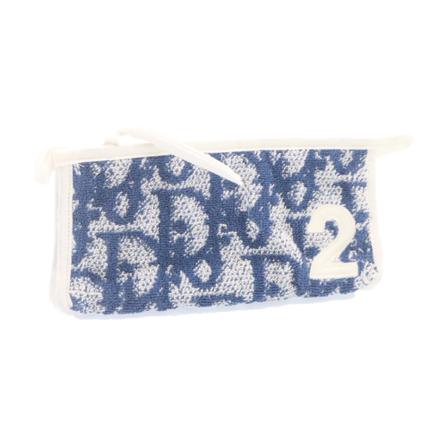 Dior Vintage, pre-owned Fabric Pouch Blauw, Dames, Maat:ONE Size