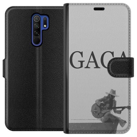 Yhteensopiva Lompakkokotelo Xiaomi Redmi 9 Stitch ympäröity mustikoilla söpössä kawaii-tyylisessä nallekarhussa