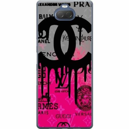 Sony Xperia 10 Plus Genomskinligt Skal Cc Pink