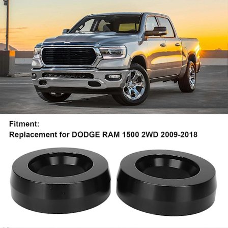 2kpl Etuiskunvaimentimen Korotuspalat 2.5in Hiiliteräs Korvaus DODGE RAM 1500 2WD 2009-2018