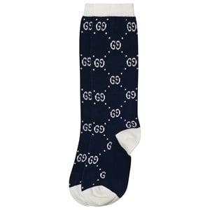 Kids - Gucci Navy Logo Socks 8 (31-33) - Underwear - 31-33 EU - Navy