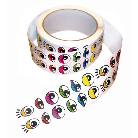 PLAYBOX Stickers färgade ögon 2000/fp - Lyreco - Skola och förskola - Hobbymaterial - Bokmärken och stickers